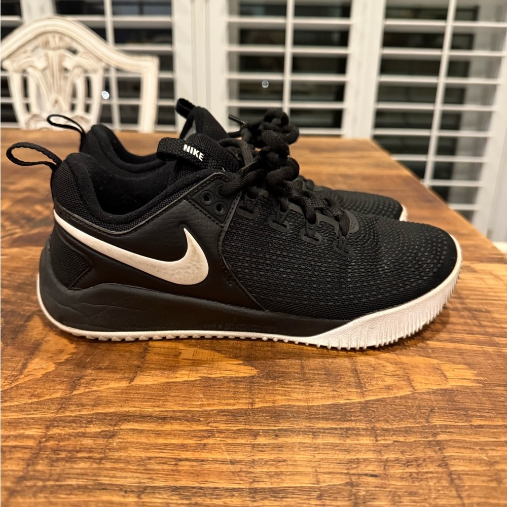 Women’s Nike Black and White Volleyball Athletic Shoes